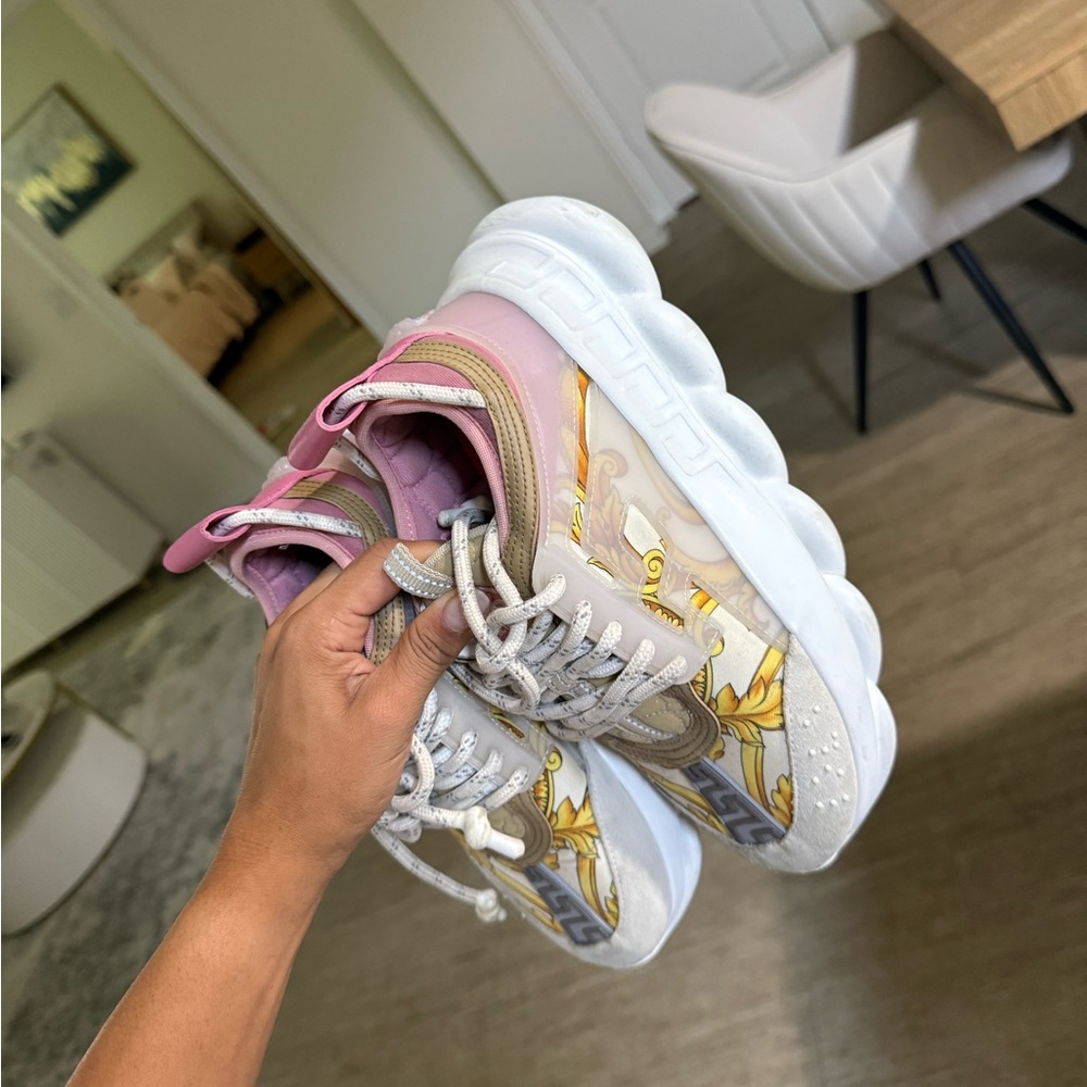 Versace chain sneakers